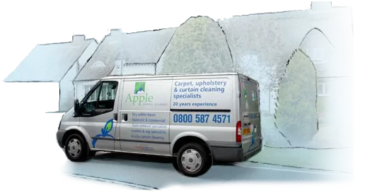 Apple Clean van header image with phone number