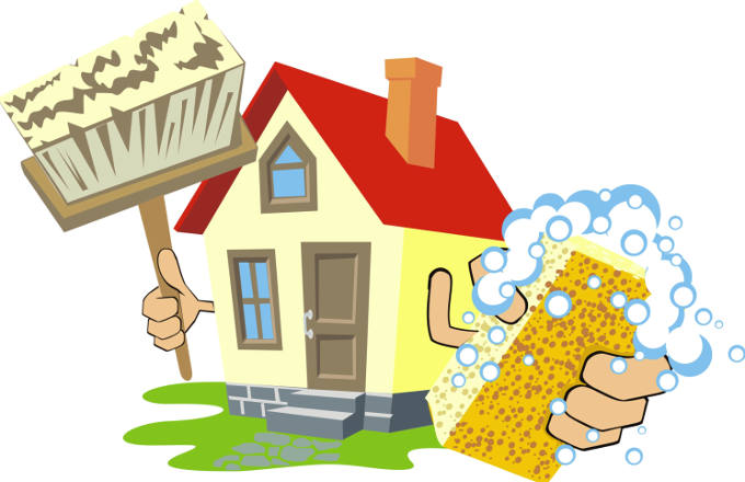 End of tenancy house cleaning graphic