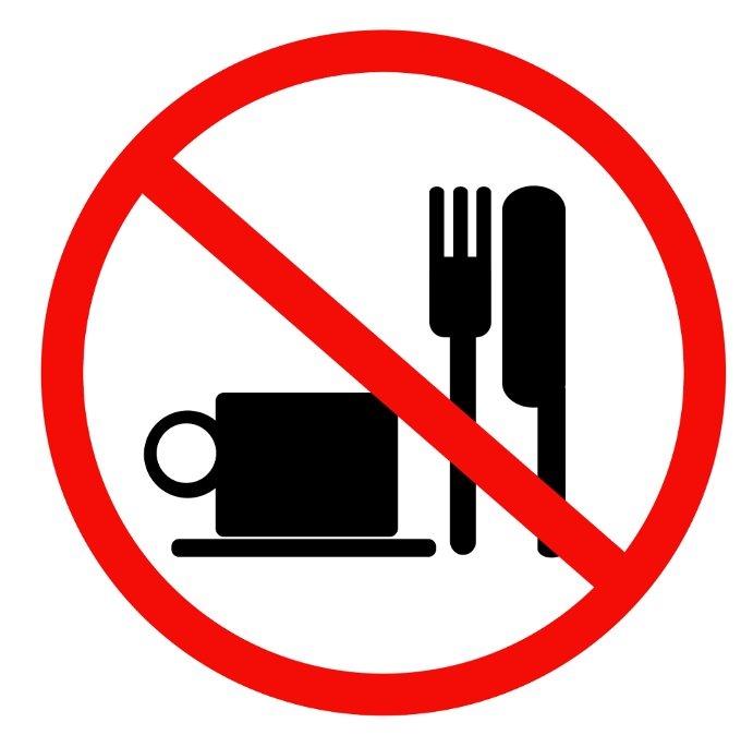 No food and drink sign