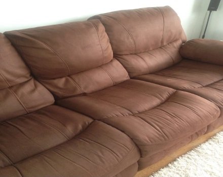 You Clean A Suede Sofa Or Armchair, Can You Steam Clean Faux Leather Sofa